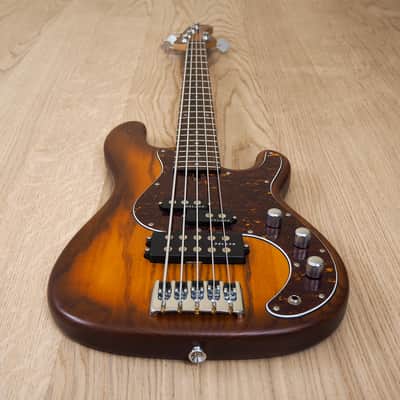 Maruszczyk Instruments Jake 5 String Electric Bass Guitar Sunburst w/ Gigbag image 10