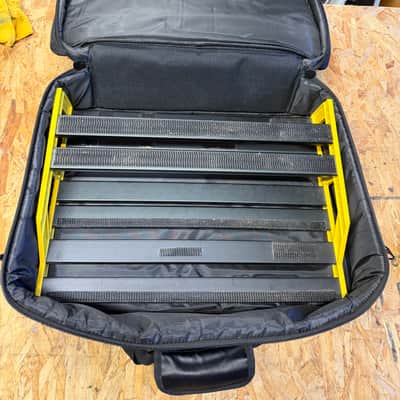 NuX NPB-L Bumblebee Large Pedal Board with Soft Case 2010s - Black / Yellow image 2