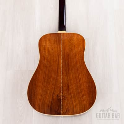 1977 Guild D-50 Bluegrass Special Vintage Dreadnought Acoustic Guitar Sunburst w/ Case, USA Westerly image 3