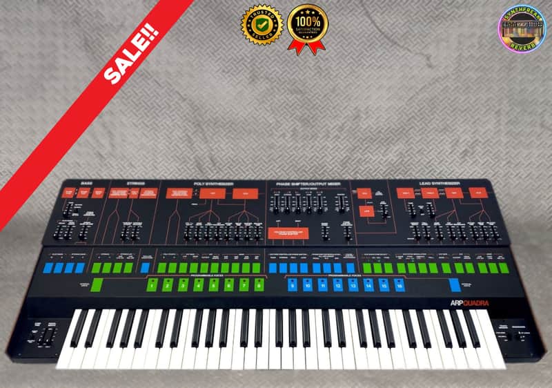 ARP Quadra 1978 -LEGEND - ✅ ULTRA RARE from ´70s -´80s✅ Professional Synthesizer✅ Cleaned & Full Checked ✅ image 1