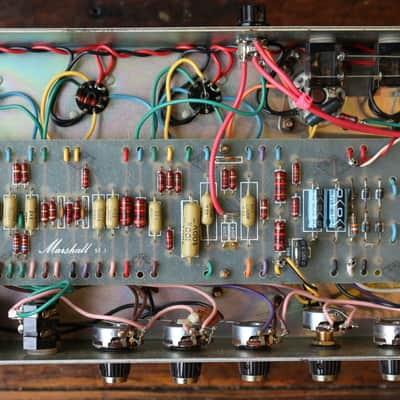 1976 Marshall Super Lead 100 MKII 2-Channel 100-Watt 6550 Head (w/ Master Volume Mod) image 21