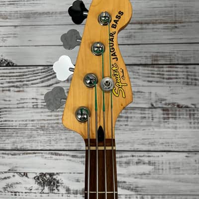 Squier Vintage Modified Jaguar Bass Special - Black image 8