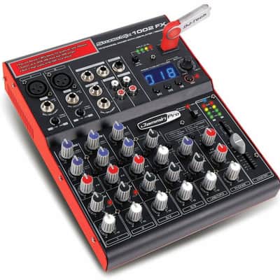 JAMMIN PRO STUDIOMIX 1002FX 10 Channel USB Recording Mixer with Software & Vocal Effects image 3