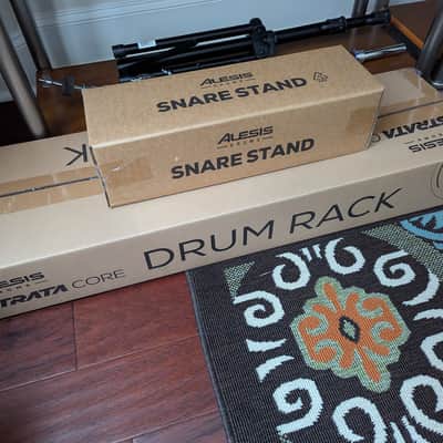 Alesis Strata CORE Black Drum Rack with Snare Stand - NIB image 2