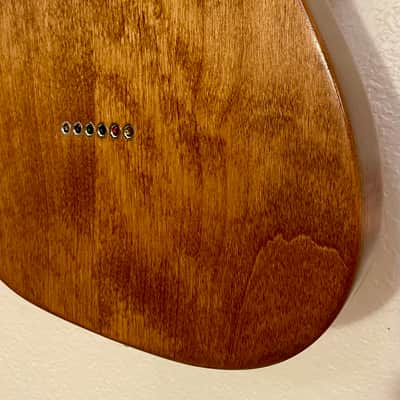 Partscaster Tele 2 Piece Alder Body One Piece Maple Neck Made with High End Parts 2026 - Walnut image 21