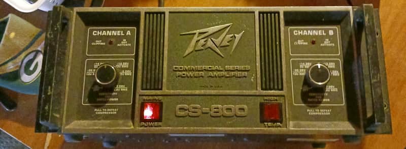 Peavey CS-800 Power Amp 1980s image 1