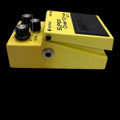 Boss SD-1 Super OverDrive (Black Label) 1988 - 1997 - Yellow X7602 image 4