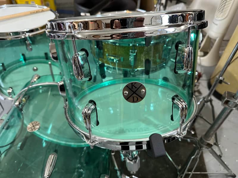 KLASH DRUMS Coke Bottle Green Acrylic Kit image 1
