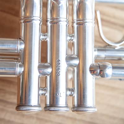 Vincent Bach Stradivarius 37 Bb Trumpet - Silver Plated 180S37 37 2008 - Silver Plated image 9