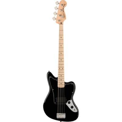 Squier Affinity Series Jaguar Bass H MN Black - 4-String Electric Bass image 1