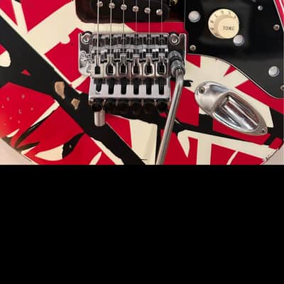 EVH Striped Series Frankie (2020) MINT CONDITION - Red, White, Black Stripes Relic image 12
