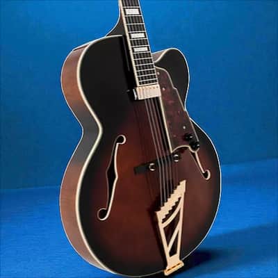 D'Angelico Premier EXL-1 Hollowbody Electric Guitar Brown Burst image 1