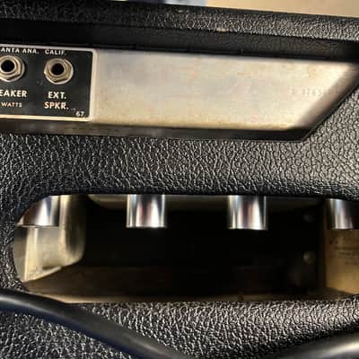 Fender Bassman "Drip Edge" 2-Channel 50-Watt Guitar Amp Head 1968 - 1969 - Silverface image 7