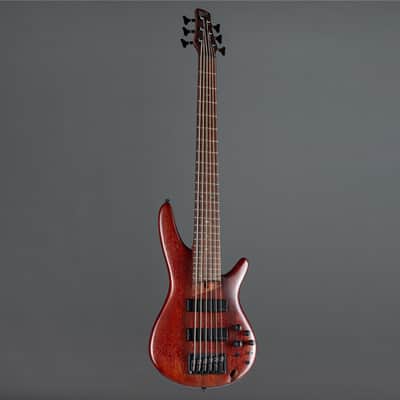 Ibanez Standard SR506E-BM Brown Mahogany - 6-String Electric Bass image 8