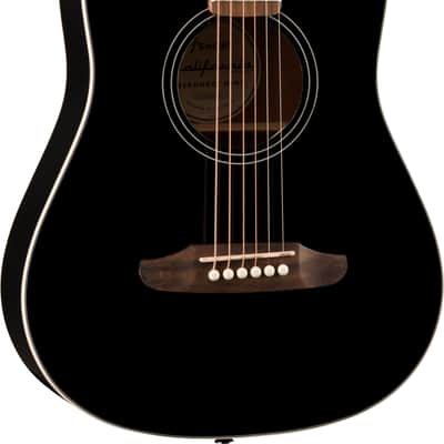 Fender California Standard Redondo Mini with Bag, Spruce Top, Black image 4