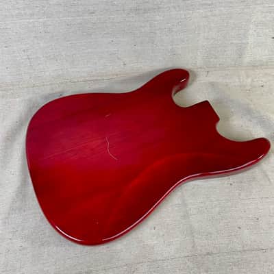 Super Stratocaster Body Cherry Sunburst Guitar Hardtail image 8