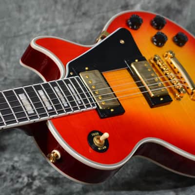 Epiphone Les Paul Custom Exclusive Heritage Cherry Sunburst w/ FREE Same Day Shipping image 5