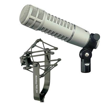EV Electro-Voice RE20 Dynamic Carioid Mic Broadcast Microphone +309A Shock Mount