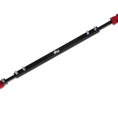 DW DWSP211 Double Bass Drum Pedal Drive Shaft Linkage Assembly 2010s - Black/Red image 1