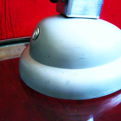 Vintage 1950's Shure 51 dynamic Microphone w A84B adapter & Shure S-36 mic stand DISPLAY Nat King Cole image 14