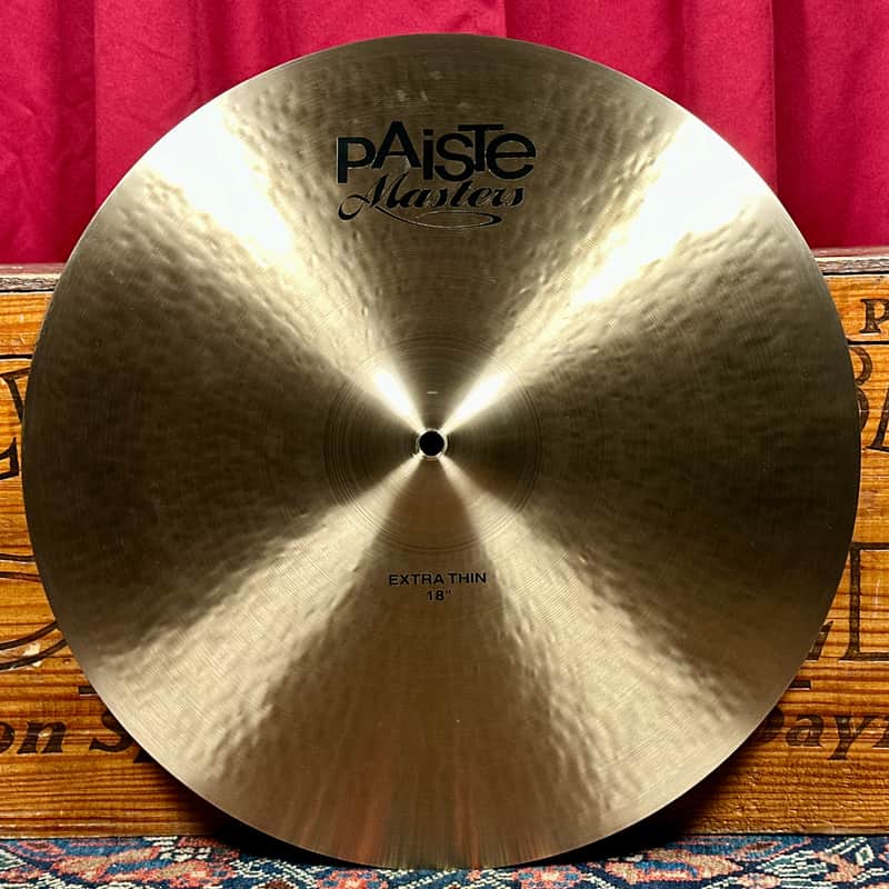 18" Paiste Masters Extra Thin Crash Cymbal 1160g *Video* image 1