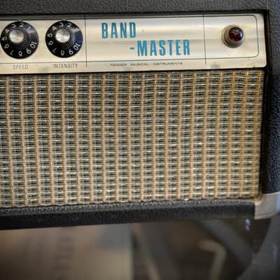 Fender Bandmaster "Drip Edge" 50-Watt 2-Channel Guitar Amp Head 1968 Silverface Recently Serviced and Re-Tubed image 4