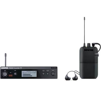 Shure P3TR112GR PSM300 Wireless InEar Monitoring System SE112 Earphones Band H20 image 1