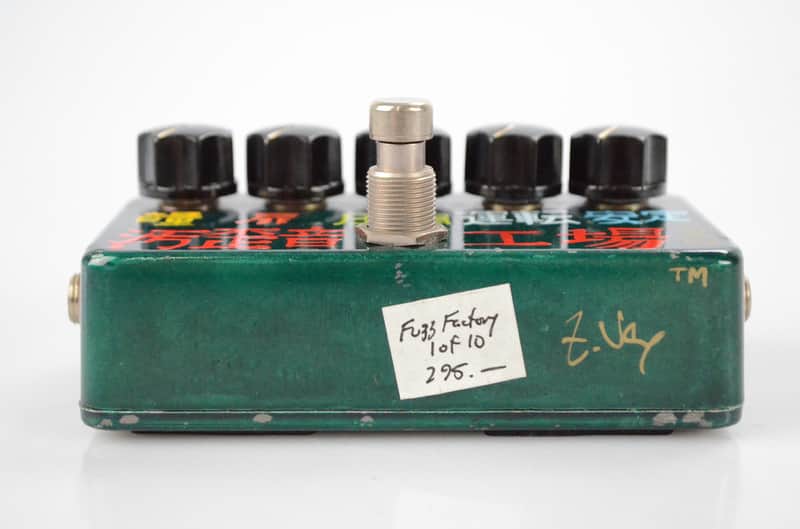 1999 Zvex Fuzz Factory Guitar Effect Pedal Hand Painted Kanji | Reverb