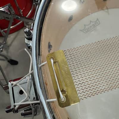 Buddy Rich Drum Company Rare , Collectable Maple snare drum- 2008 - White Pearl 14x5,5 image 8