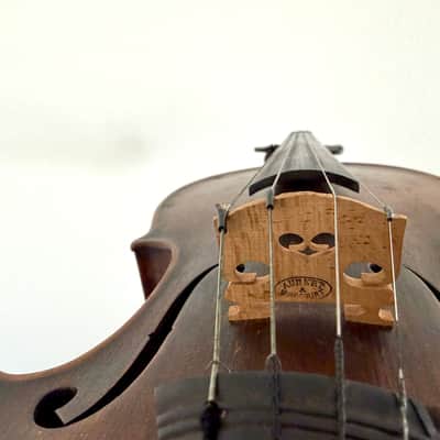 Antique German Violin, 4/4 Strad Copy, c. 1900 image 10