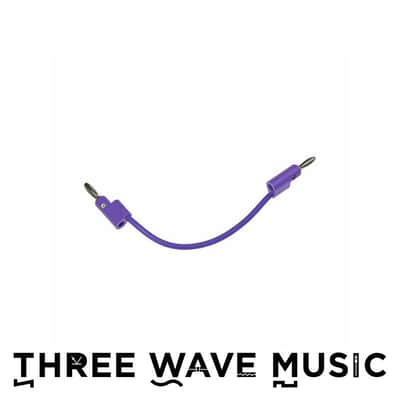 Buchla Banana Cable 5" Violet  [Three Wave Music] image 1