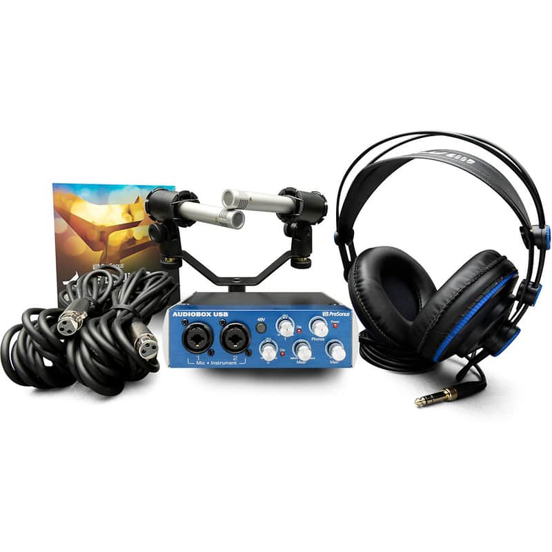 Presonus AudioBox 96 Stereo Bundle USB Hardware Software Recording Kit image 1