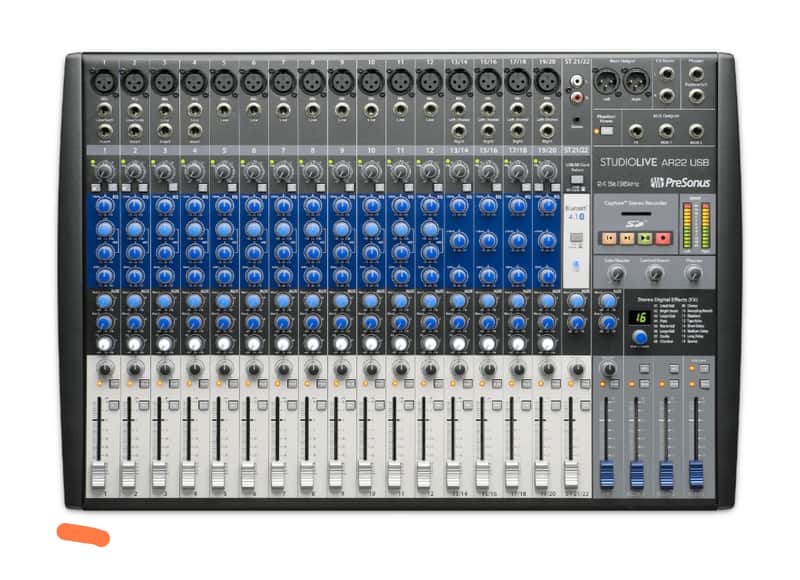 PreSonus StudioLive AR22 USB 22-Channel Hybrid Mixer 2010s Black image 1