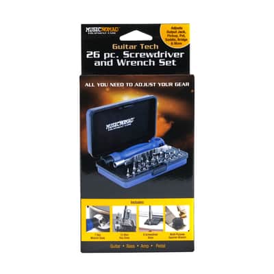 MusicNomad Premium 26 PC. Guitar Tech Screwdriver & Wrench Set (MN229) image 7