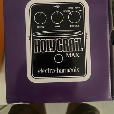 Electro-Harmonix Holy Grail Max Reverb 2014 - Present - Black / Purple / Gray image 2
