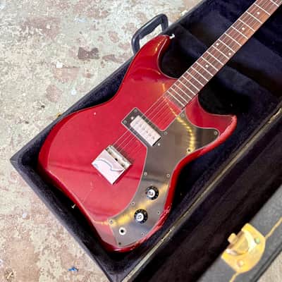 Guild Polara S-50 electric guitar 1964 - Cherry original vintage USA image 5