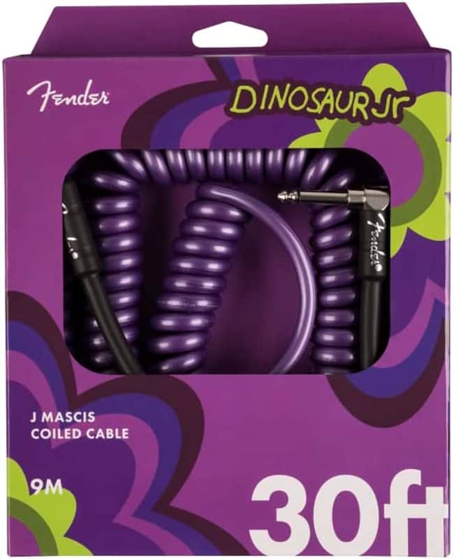 Fender 30' J Mascis Coiled Guitar Cable, PURPLE, 099-0823-026 image 1