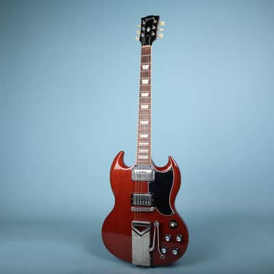 2020 Gibson SG Standard '61 Sideways Vibrola Vintage Cherry image 2