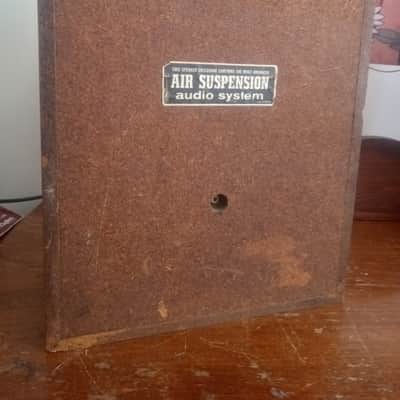 Vintage Advance Air Suspension Audio System Wood Speakers image 6