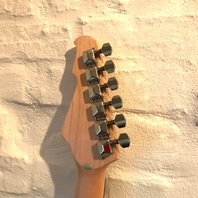 ! Vision ST-5 electric guitar in translucent blue - Strat style ! image 11