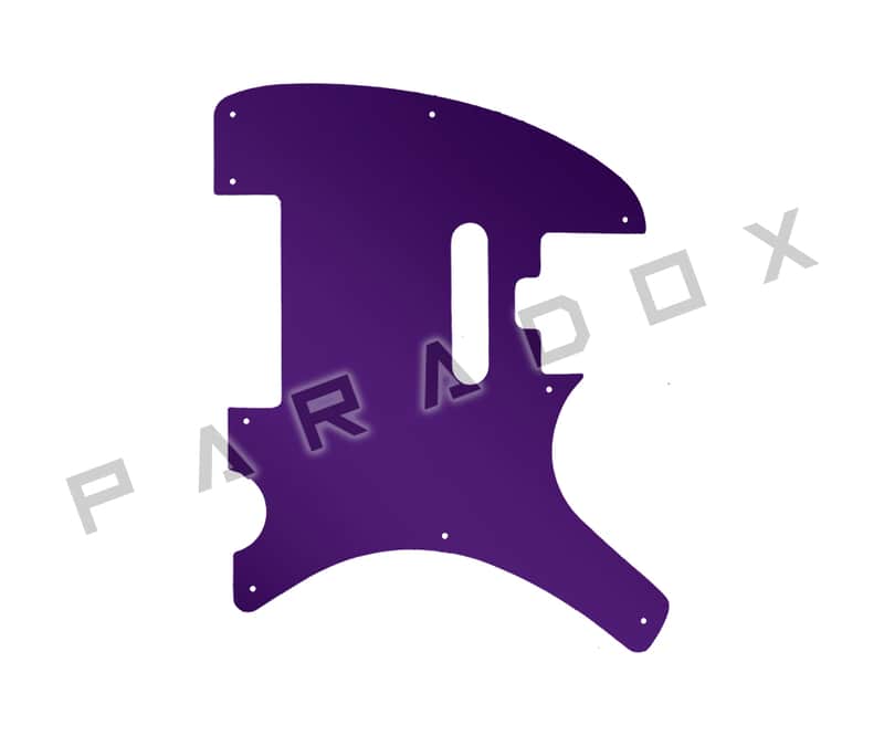 Custom Pickguard For 2005 - 2009 Made in America Parker Southern NiteFly - Purple Mirror Acrylic .125" image 1