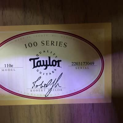 Taylor 110e Acoustic-Electric Solid Sitka Spruce Top, Layered Walnut Back and Sides with Gigbag image 8