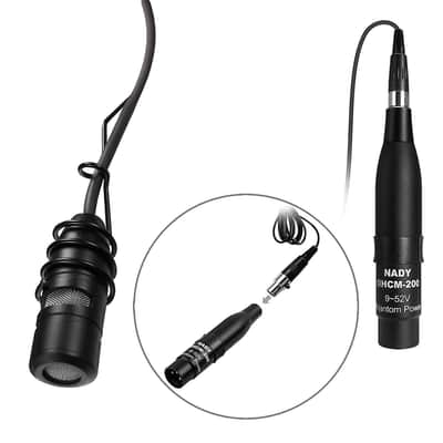 Nady OHCM-200 Overhead Hanging Back Cardioid Uni-Directional Electret Condenser Microphone, 50Hz-16kHz Frequency Response image 3