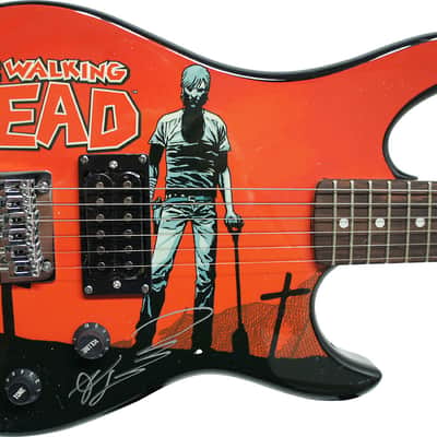 Peavey The Walking Dead - Grave Digger Rick Electric Guitar Signed by Robert Kirkman with Certificate of Authenticity (Serial  BXBDE100033) image 1