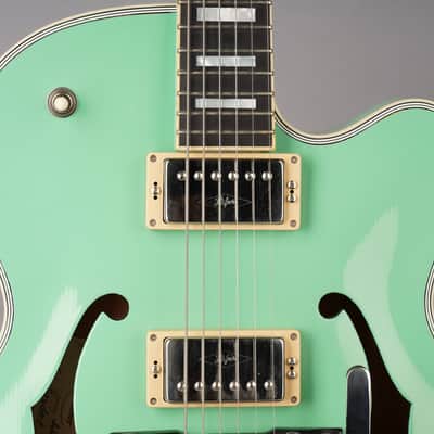 Hofner Thin President E2 - 2009 - Germany - Surf Green w/OHSC image 4