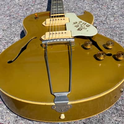 Gibson ES-295 1954 - Gold Finish & Gold Part image 4