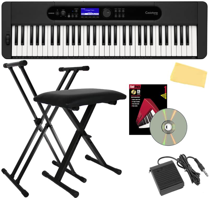 Casio CT-S400 Casiotone 61-Key Keyboard w/ Adjustable Stand image 1