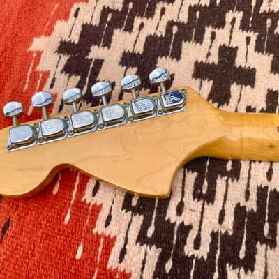Vintage 1970's Fender Stratocaster Guitar Neck Maple Circa 1973 with Tuners image 8