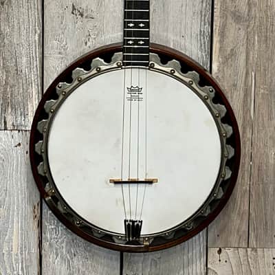 1920's Ludwig Columbia Tenor Banjo Natural, Great 4 String. OCBC ! image 2