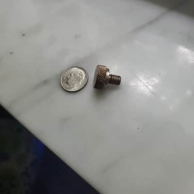 Vintage THUMBSCREW KNOB Bolt Threaded part For: SNARE BASKET arm and OTHER Vintage Drum uses (a) image 3